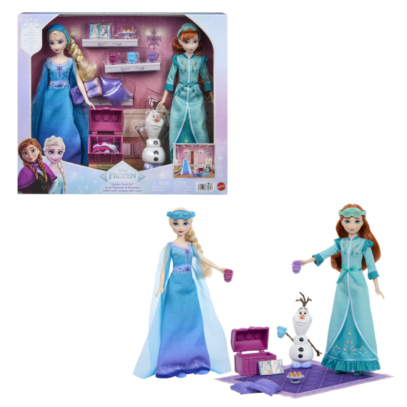 Ledové království Anna a Elsa pyžamová párty                    