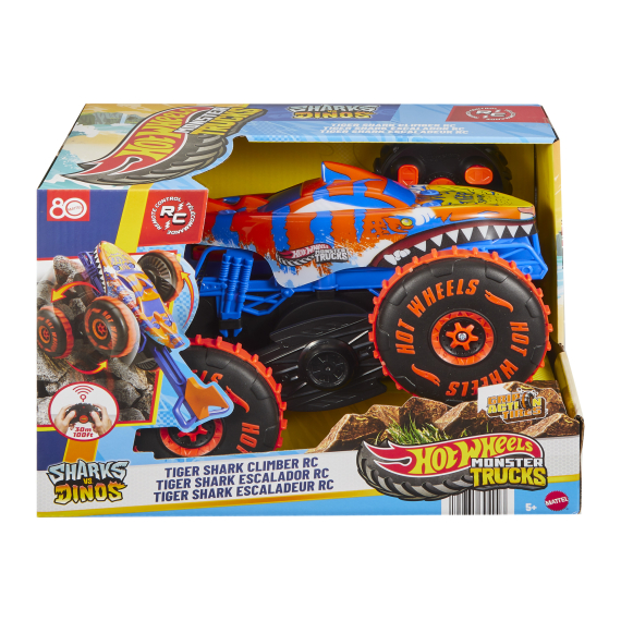 Hot Wheels RC Monster trucks lezec Tiger Shark                    