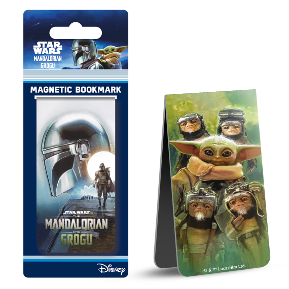 Mandalorian a Grogu záložka magnetická                    