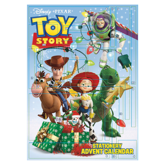 Toy Story adventní kalendář V2 (papírenský)                    