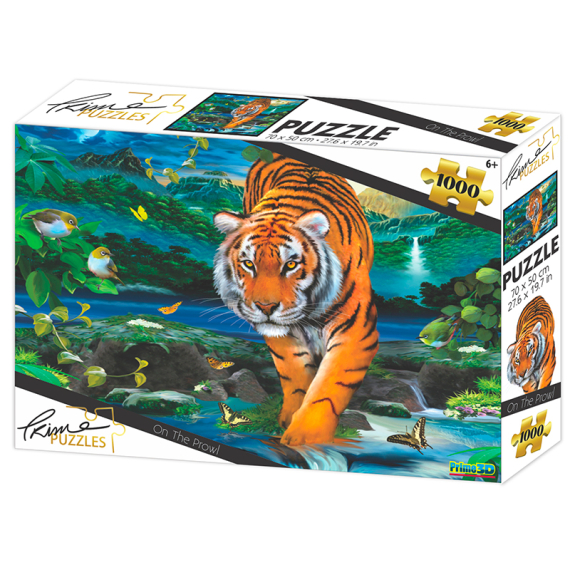 Puzzle 2D Tygr 1000 dílků                    