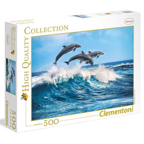 Puzzle 500 dílků delfíni                    