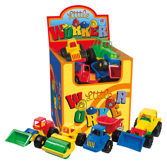 Stavební auto na písek barevné                    