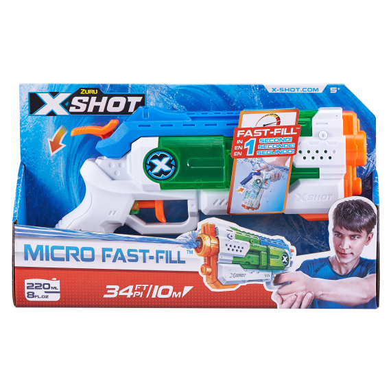 X-SHOT Micro Fast-fill vodní pistole                    