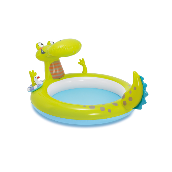 INTEX 57431NP Bazének krokodýl s vodopádem 198x160x91cm                    
