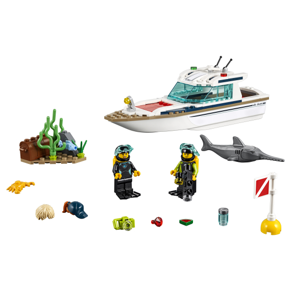 LEGO® City 60221 Potápěčská jachta                    
