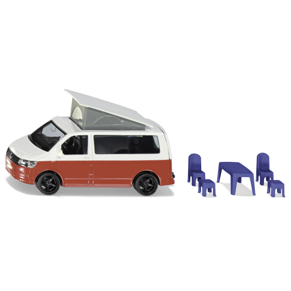 SIKU Super - VW T6 California s pohyblivou střechou a příslu                    