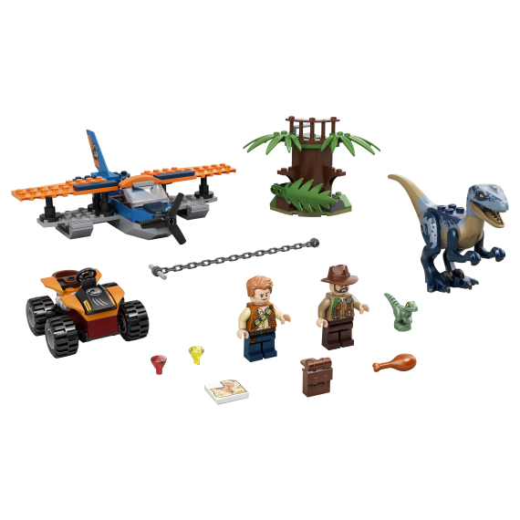 Lego Jurassic World Velociraptor: Záchranná mise s dvouplošn                    