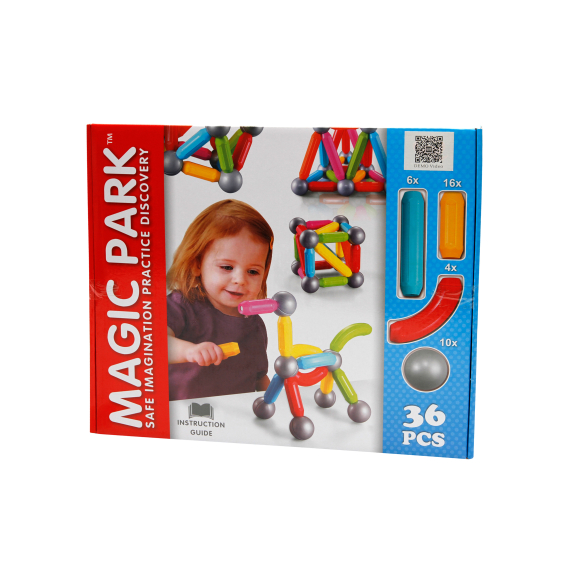 Magnetická stavebnice - Magic park 36                    