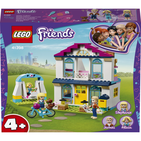 LEGO® Friends 41398 Stephanie a její dům 4+                    