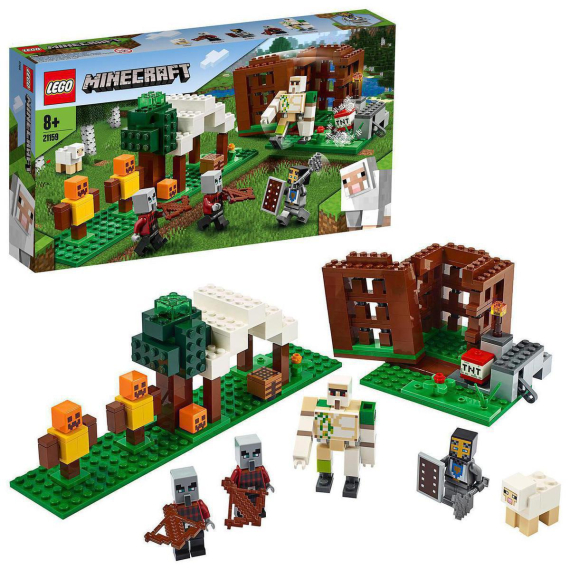 LEGO® Minecraft 21159 Základna Pillagerů                    