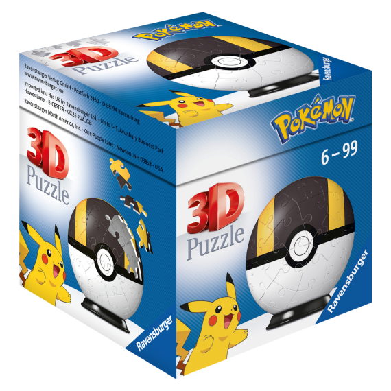 Puzzle-Ball 3D Pokémon Motiv 3 - položka 54 dílků                    