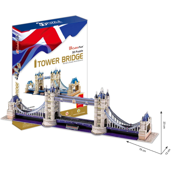 Puzzle 3D Tower Bridge - 120 dílků                    