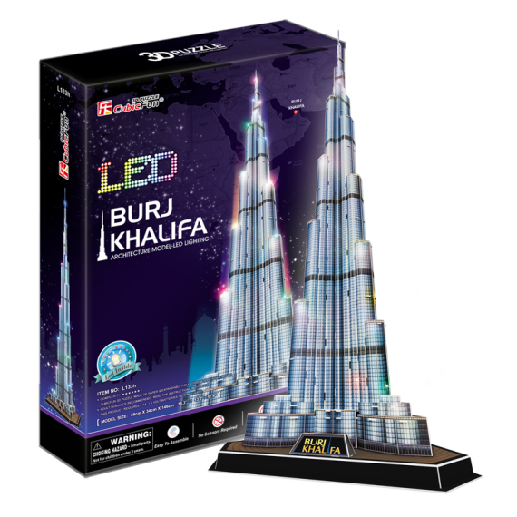 E-shop Puzzle 3D Burj Khalifa / led