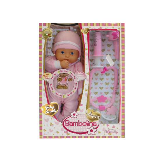 Miminko Bambolina Amore 33 cm a doktorský set                    