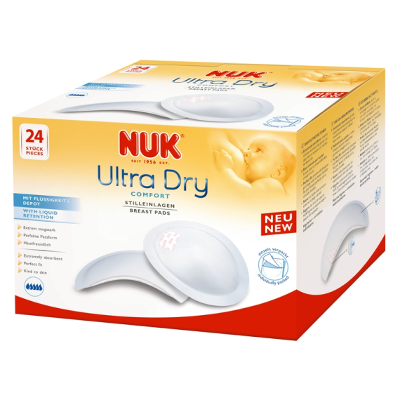 NUK Prsní polštářky Ultra Dry Comfort 24ks                    