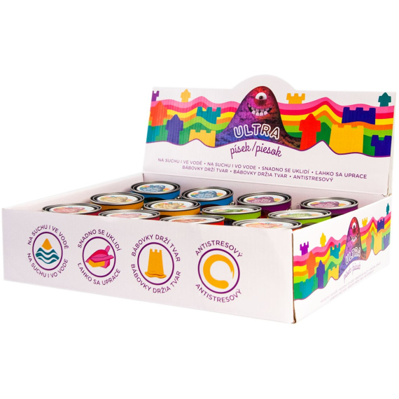 Ultra písek 120g, 6 barev                    