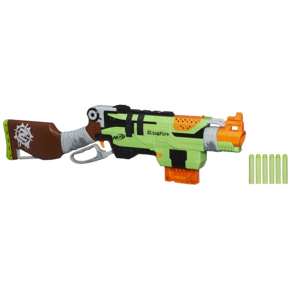 NERF Zombie puška s pákovým nabíjením                    