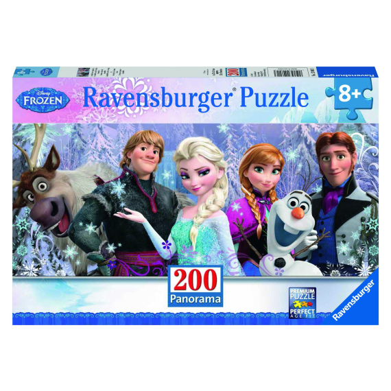 Puzzle Disney Ledové království, 200 dílků, panorama                    