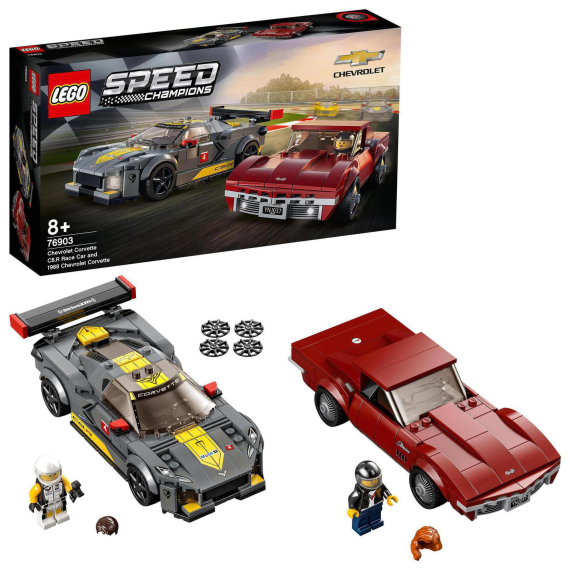 LEGO® Speed Champions 76903 Chevrolet Corvette C8.R a 1968 Chevrolet Corvette                    