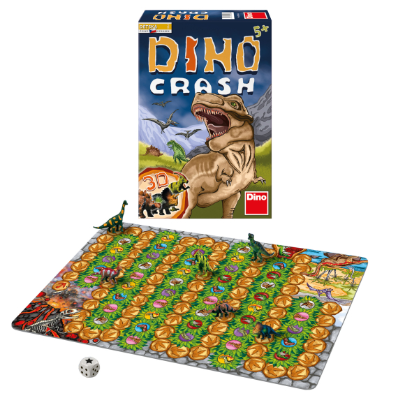 Společenská hra Dino crash                    