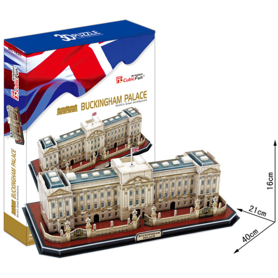Puzzle 3D Palác  Buckingham – 72 dílků                    