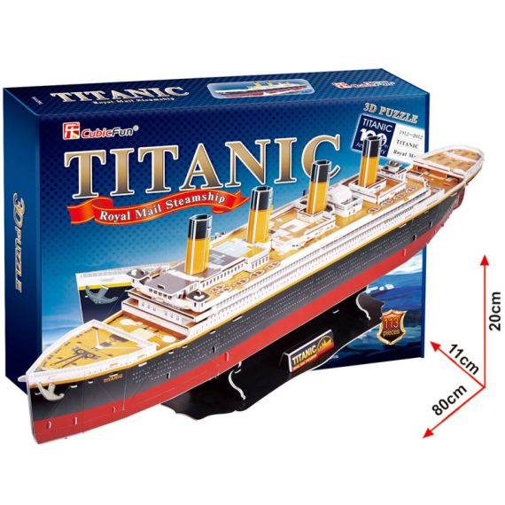 Puzzle 3D Titanic – 113 dílků                    