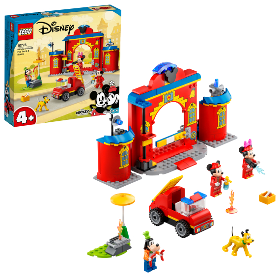 LEGO® Mickey &amp; Friends 10776 Hasičská stanice a auto Mickeyho přátel                    