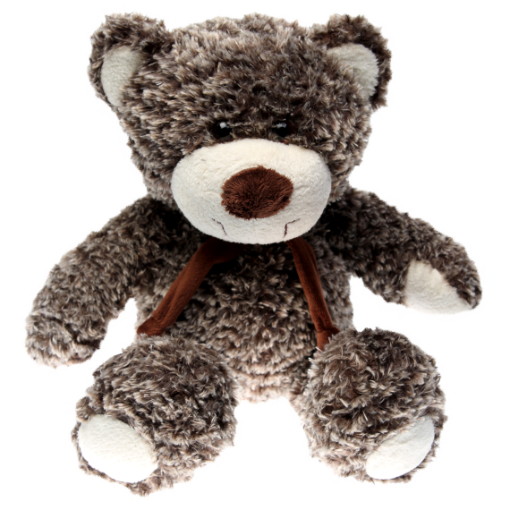 Medvěd plyšový tmavě hnědý 46 cm                    