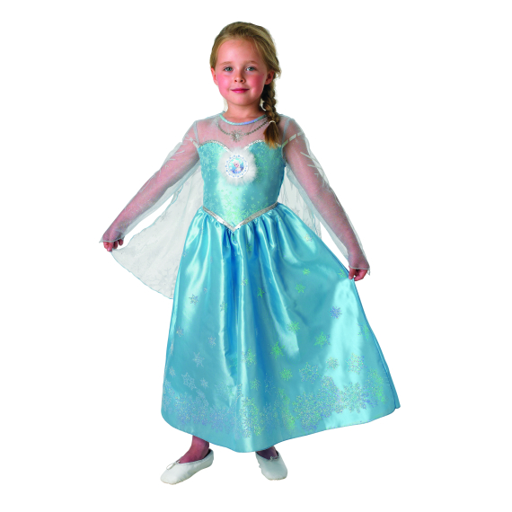 Frozen šaty: Elsa deluxe - vel. L                    