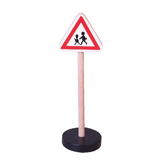 Dopravní značka dřevěná - pozor děti                    