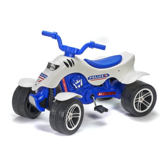 Čtyřkolka šlapací bílo/modrá policie