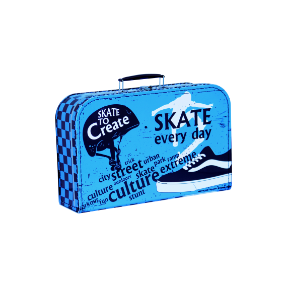 Kufřík Skate modro/černý 35 cm                    