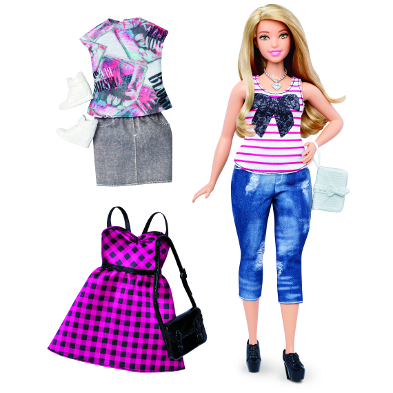 Barbie modelka s oblečky a doplňky                    