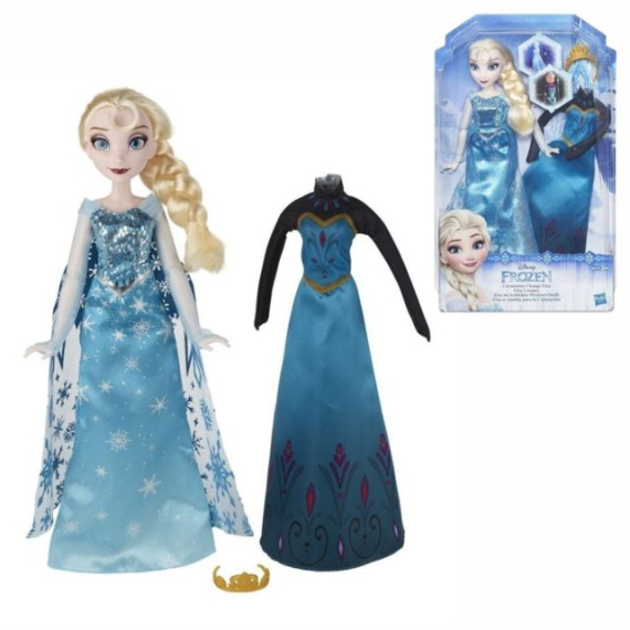 Frozen panenka Elsa s náhradními šaty                    