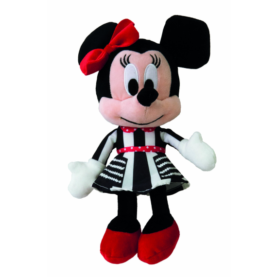 Disney plyš 25 - Minnie černobílé šaty                    