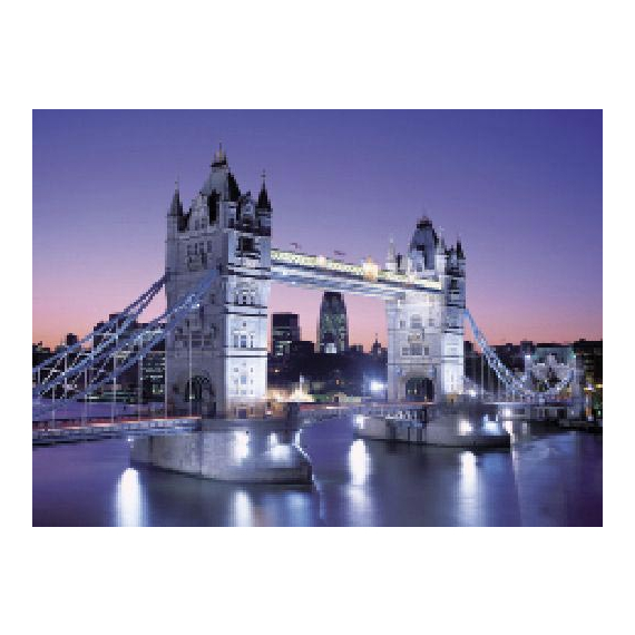 Puzzle 3000 dílků Londýn Most Bridge                    
