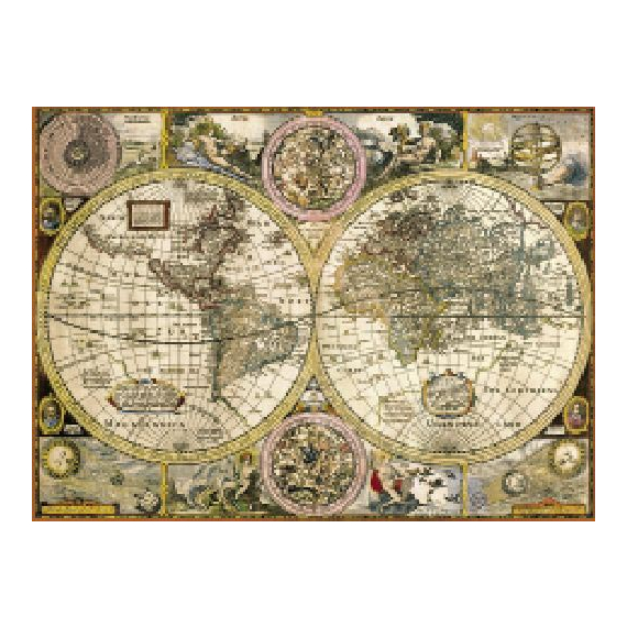 Puzzle 3000 dílků Mapa antická                    