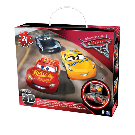 Puzzle 3D Cars 3                    