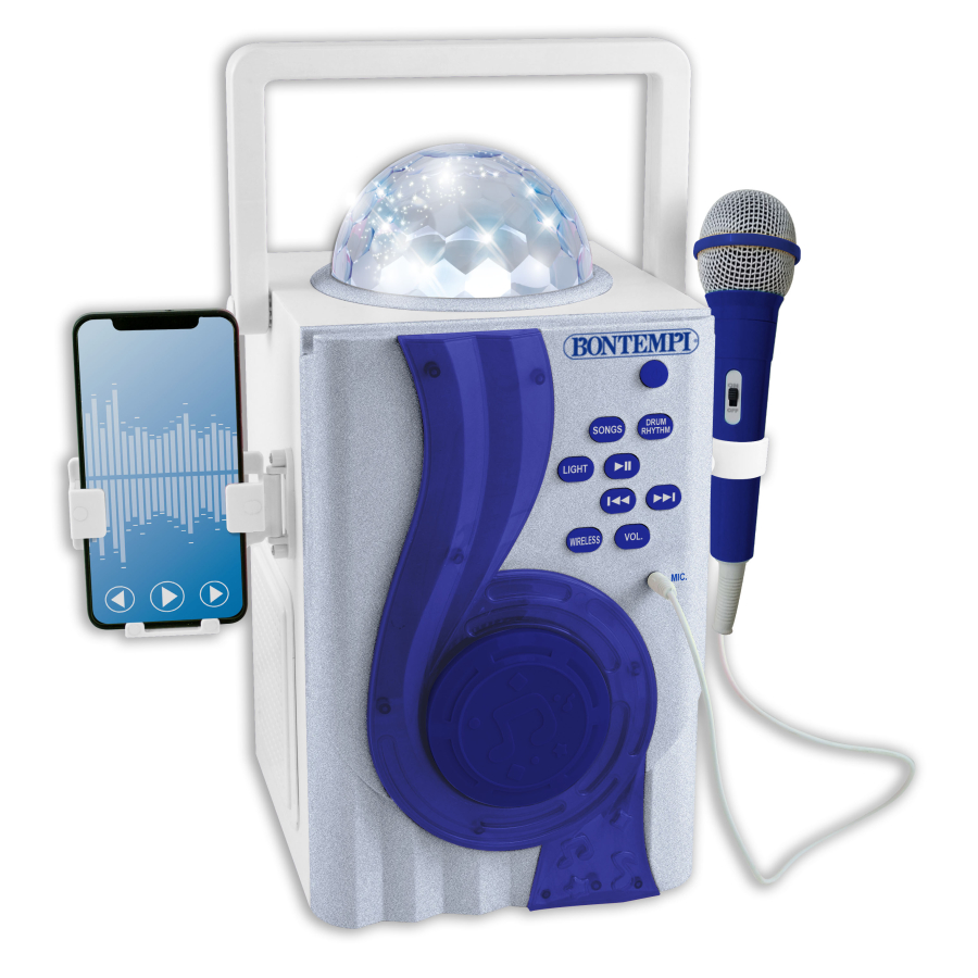 Karaoke boom box s disco světelnými efekty Bambule Království hraček