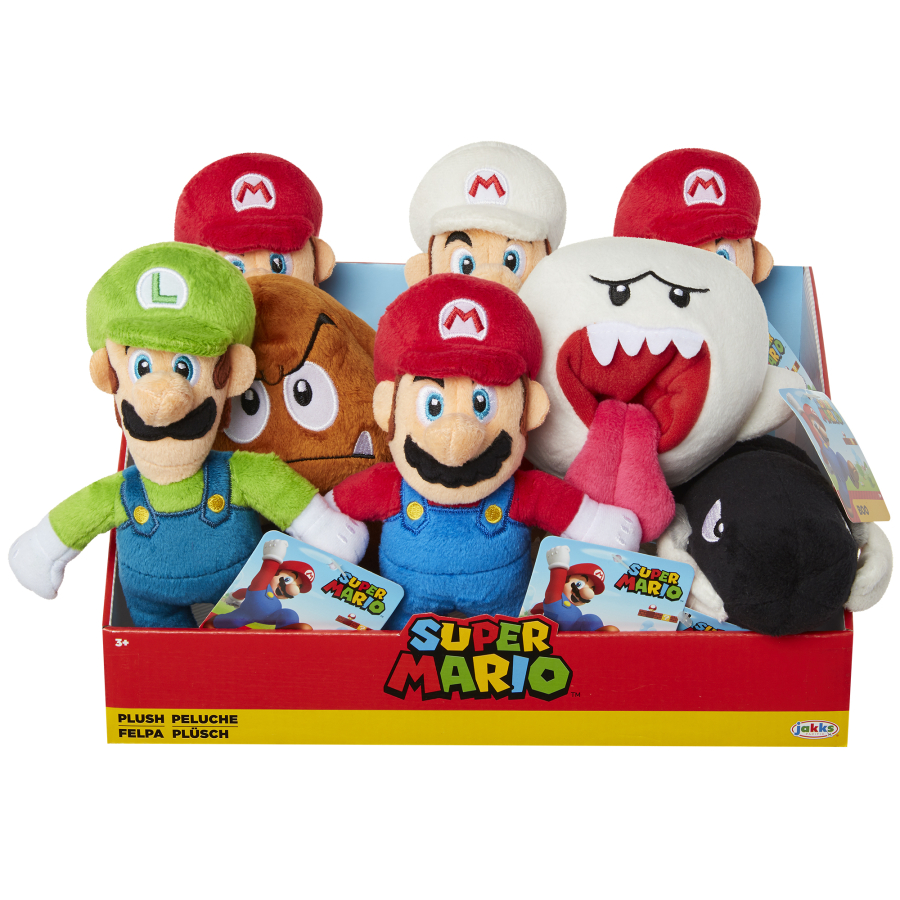 Plyšové hračky ze hry Super Mario Bros - vedlejší postavy - Mom & Kids
