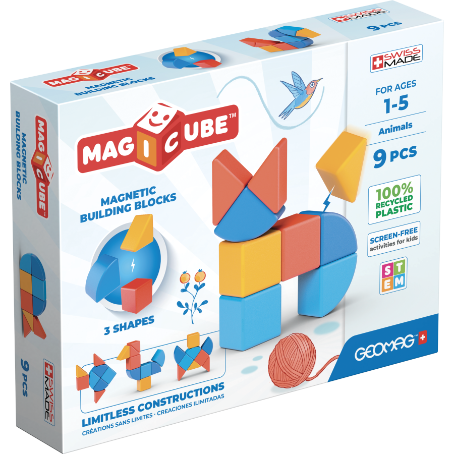 Geomag MagiCube Pré-scolaire Gratuit Bâtiment 8-pièces multicolore Geomag MagiCube Pré-scolaire Gratuit Bâtiment 8-pièces multicolore