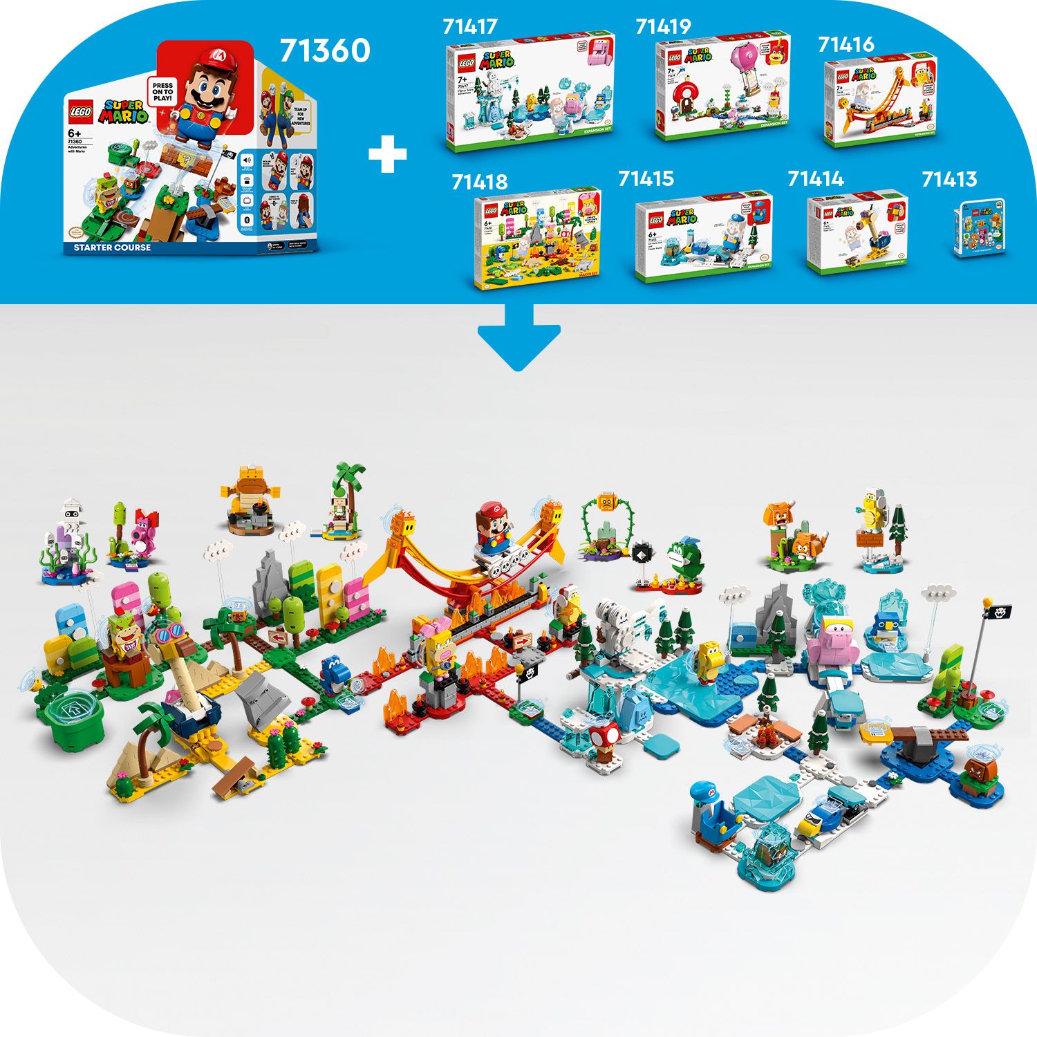 Kombinujte s dalšími sety LEGO® Super Mario™