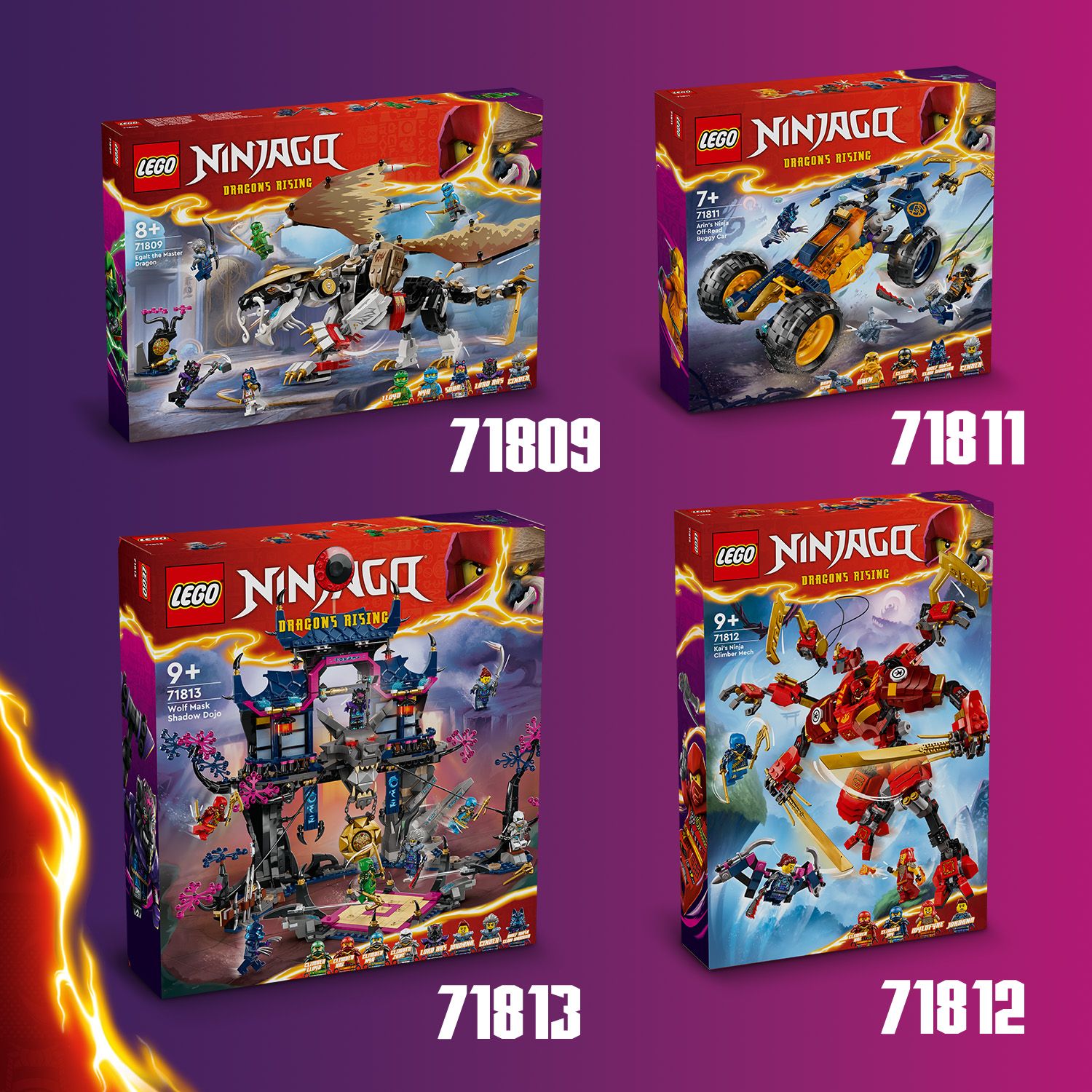 Posbírejte i&nbsp;další stavebnice LEGO® NINJAGO®