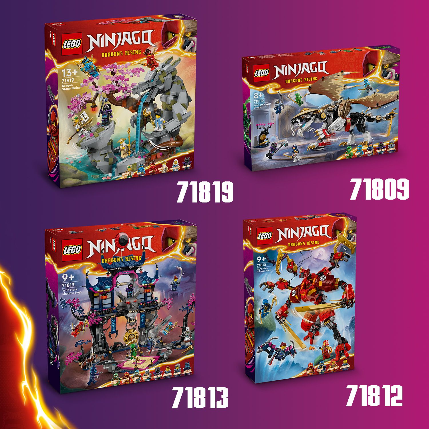 Posbírejte i&nbsp;další stavebnice LEGO® NINJAGO®