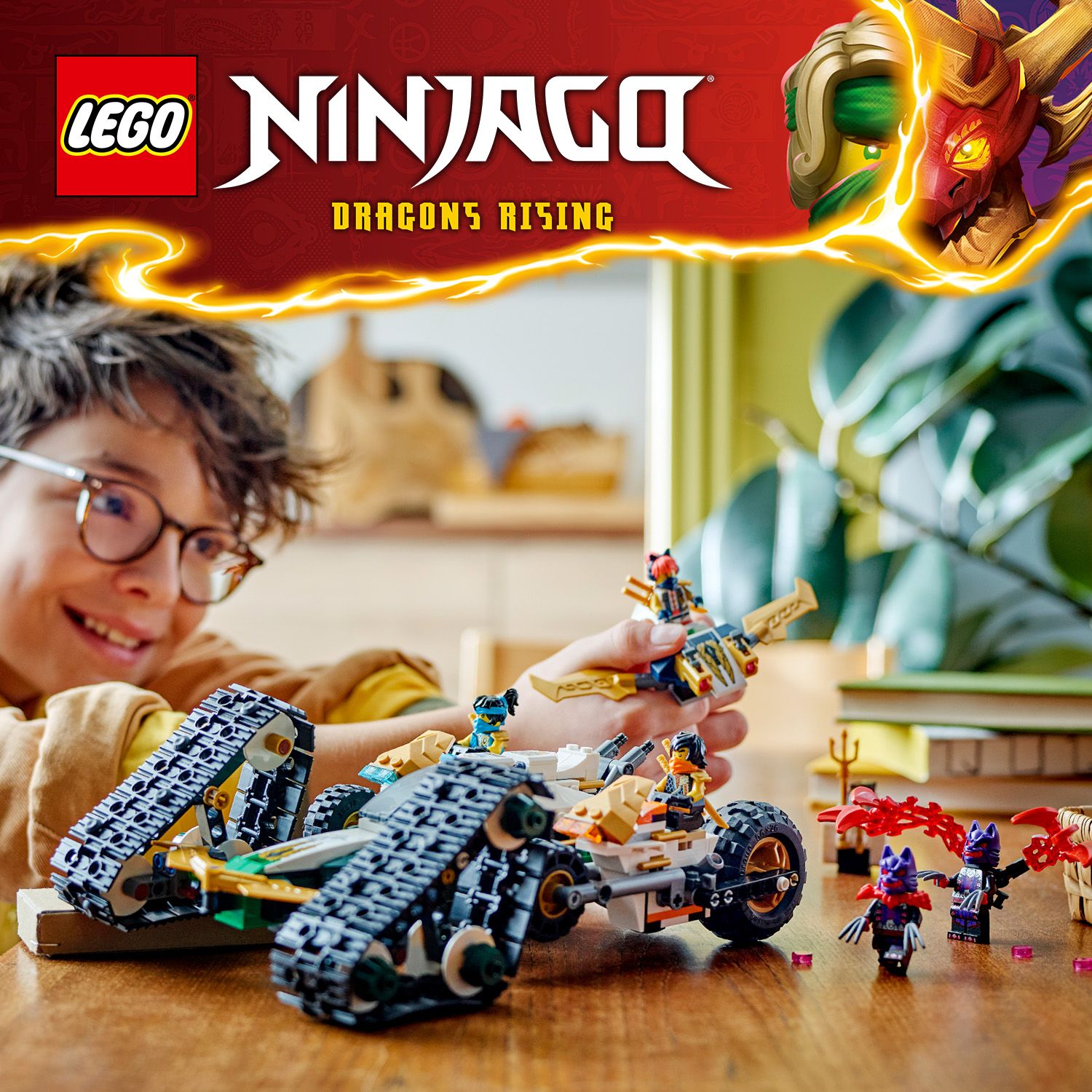 Stavebnice LEGO® NINJAGO® s&nbsp;vozidlem 4 v&nbsp;1