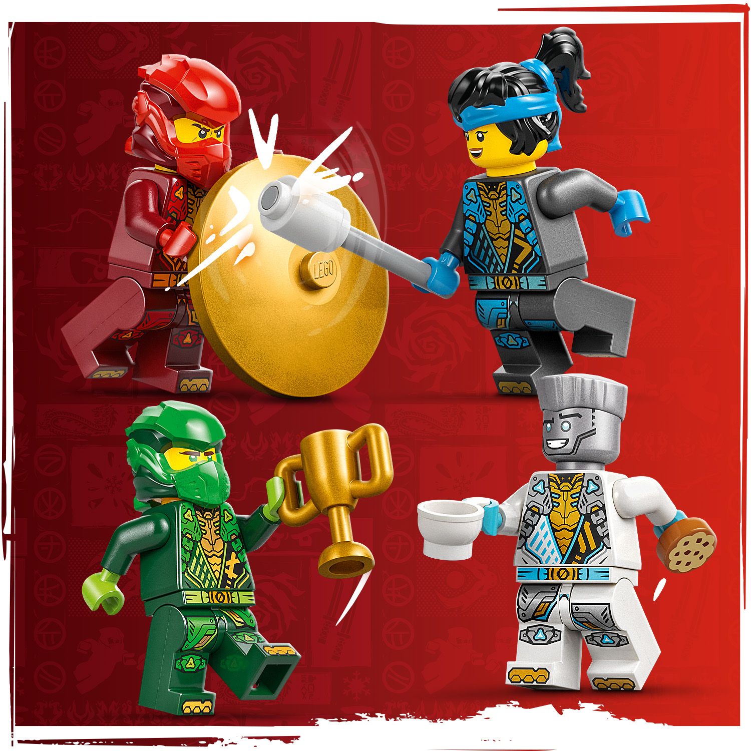 4 minifigurky ze světa NINJAGO®