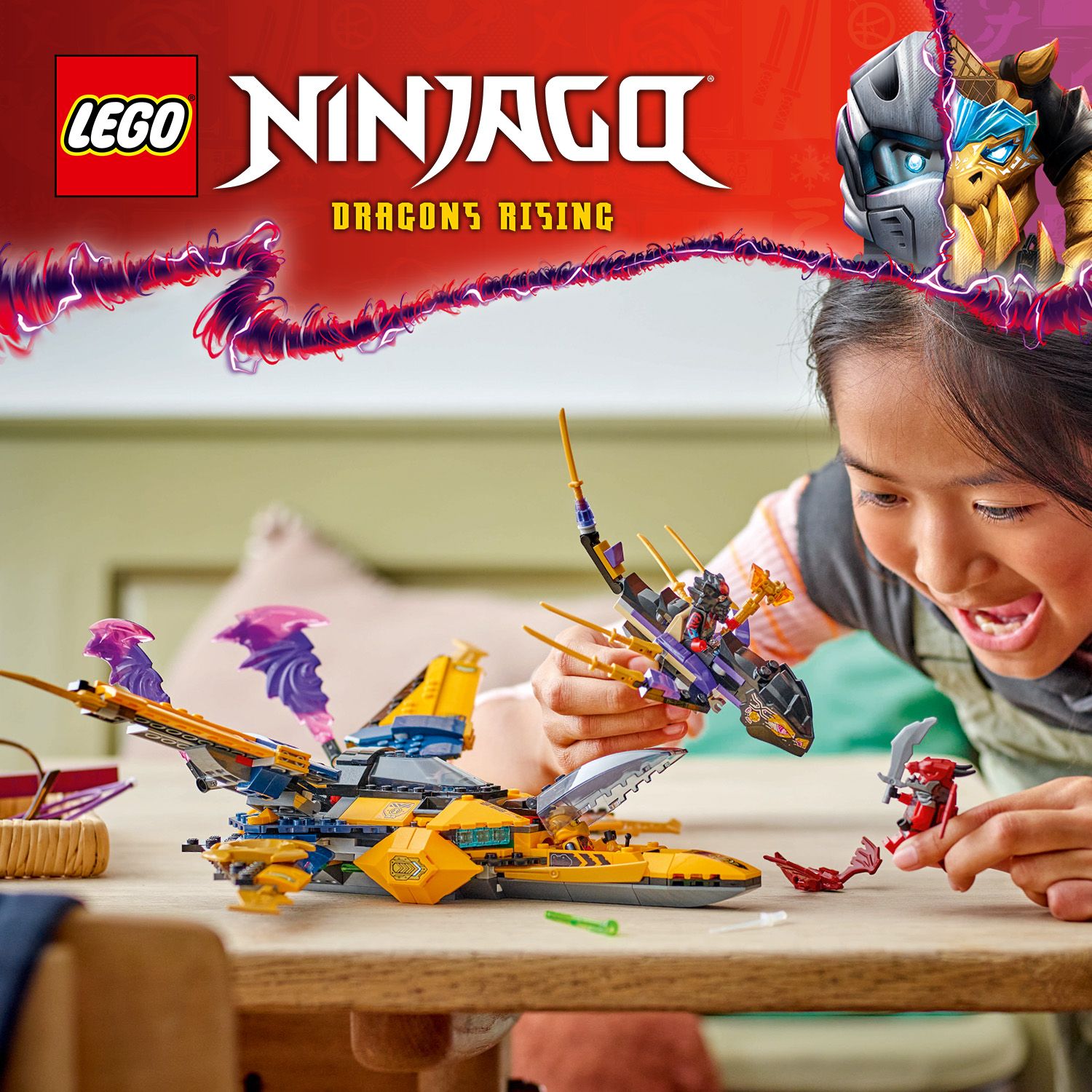 Působivý model letadla LEGO® NINJAGO®
