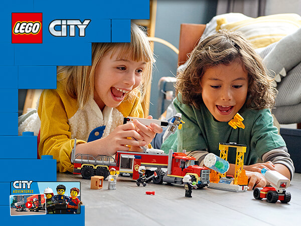 Stavebnice s hasiči z LEGO® City – svět kreativní zábavy