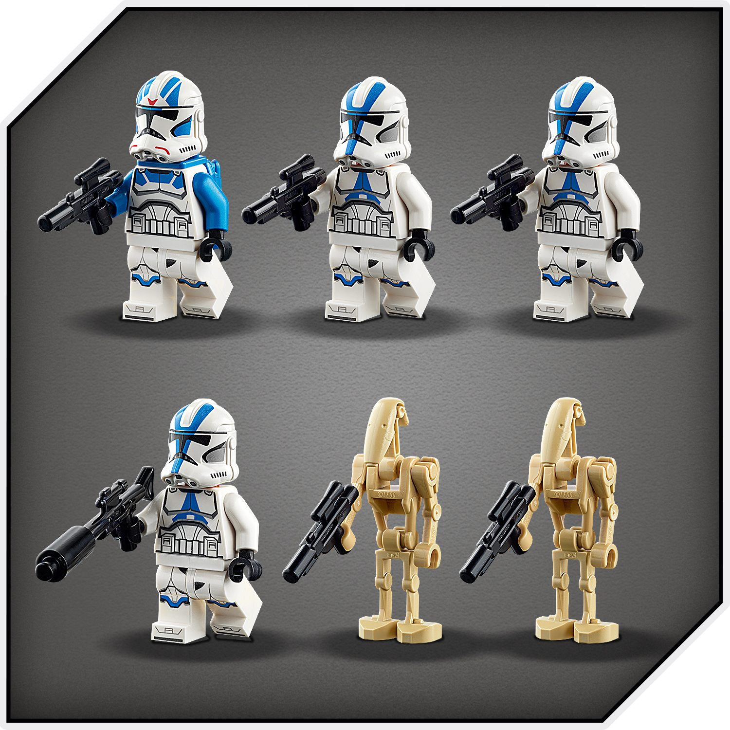 LEGO® minifigurky a droidi